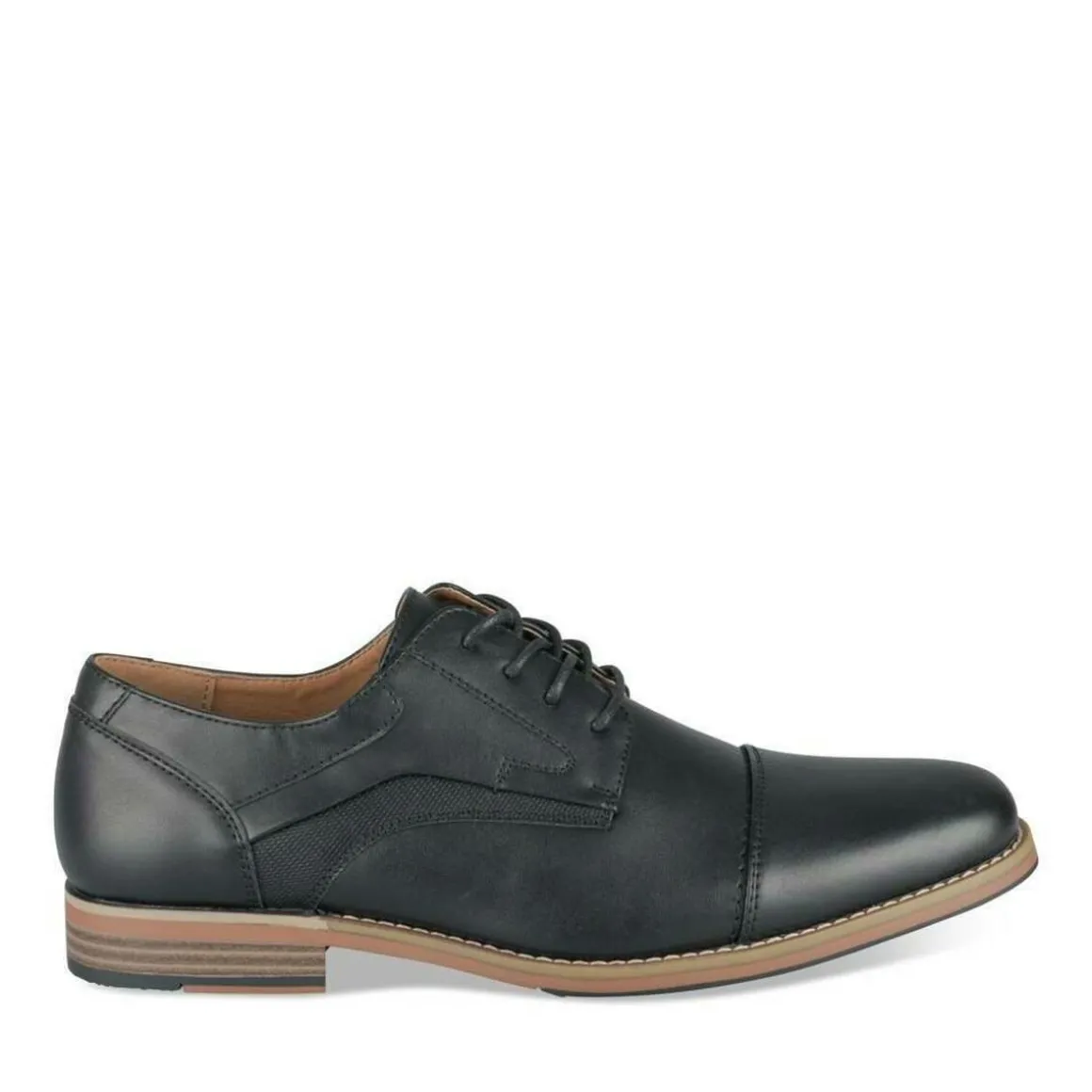 Veterschoenen ZWART