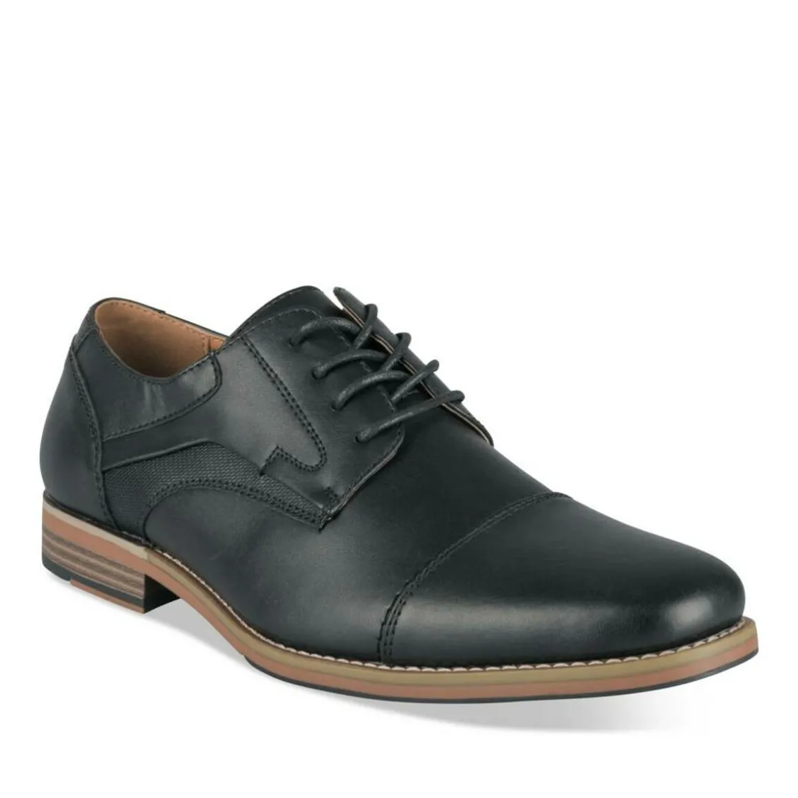 Veterschoenen ZWART