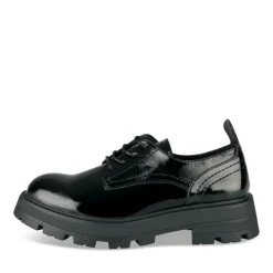 Veterschoenen ZWART