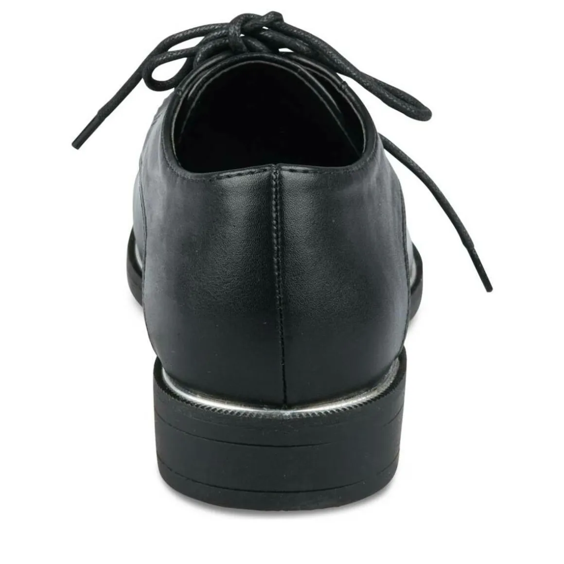 Veterschoenen ZWART