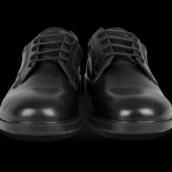 Veterschoenen ZWART
