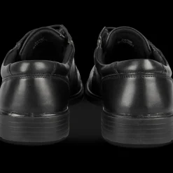 Veterschoenen ZWART