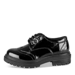 Veterschoenen ZWART