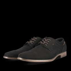 Veterschoenen ZWART