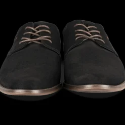 Veterschoenen ZWART
