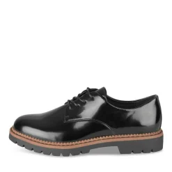 Veterschoenen ZWART