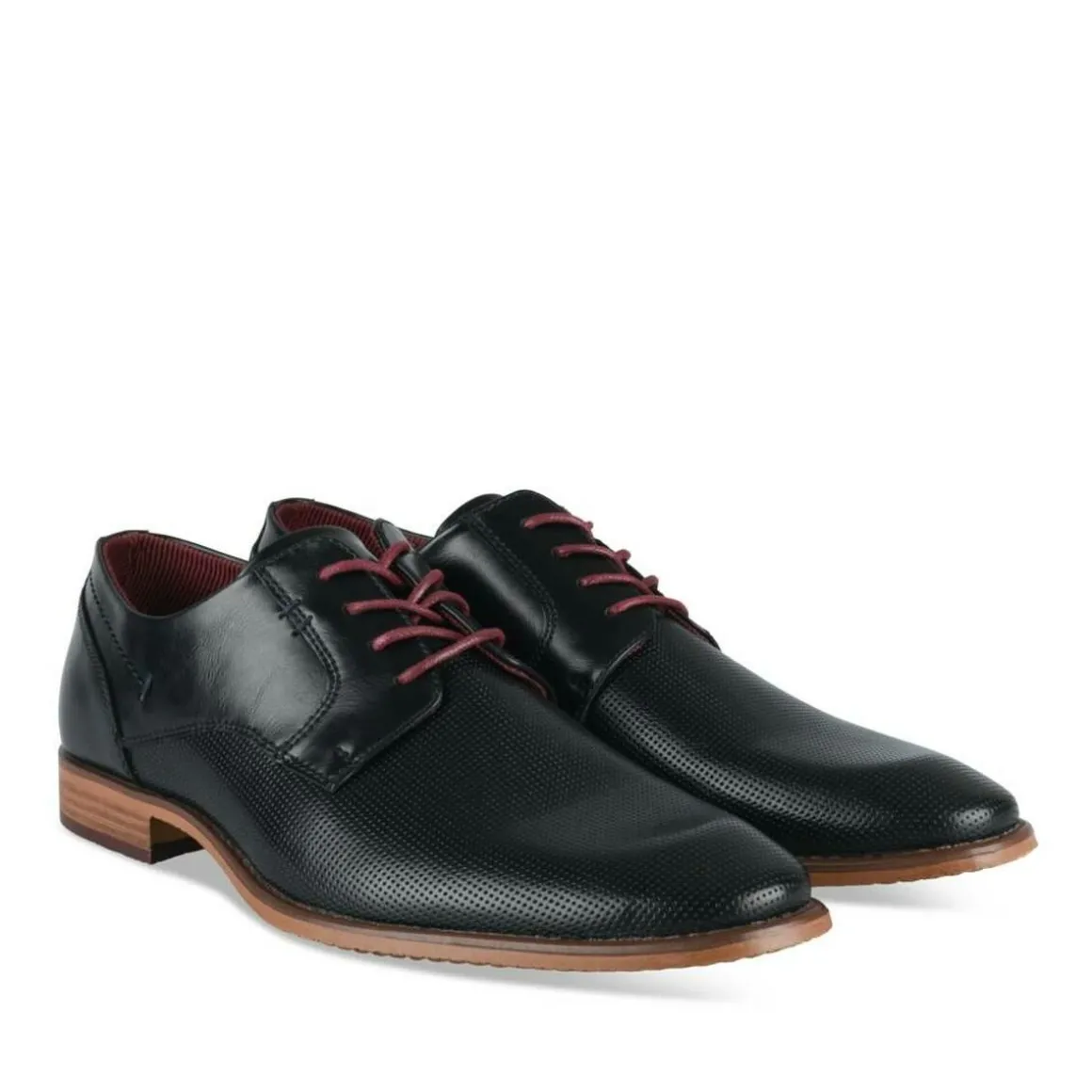 Veterschoenen ZWART