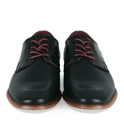 Veterschoenen ZWART