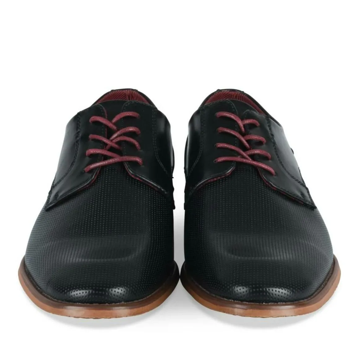 Veterschoenen ZWART