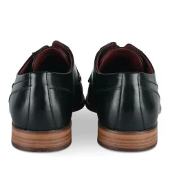 Veterschoenen ZWART