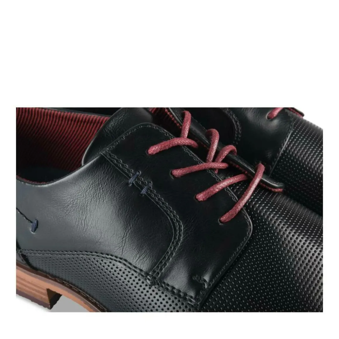 Veterschoenen ZWART