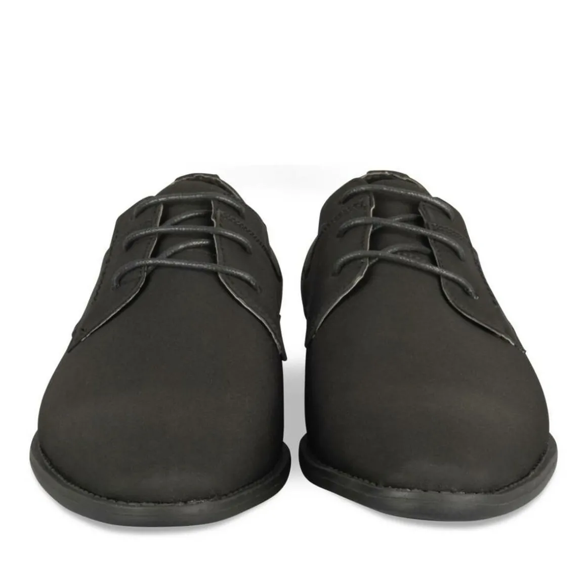 Veterschoenen ZWART