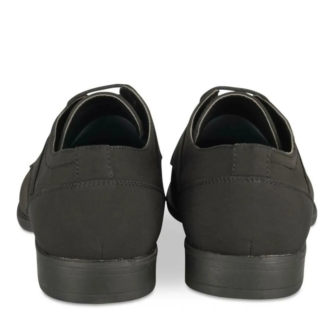 Veterschoenen ZWART