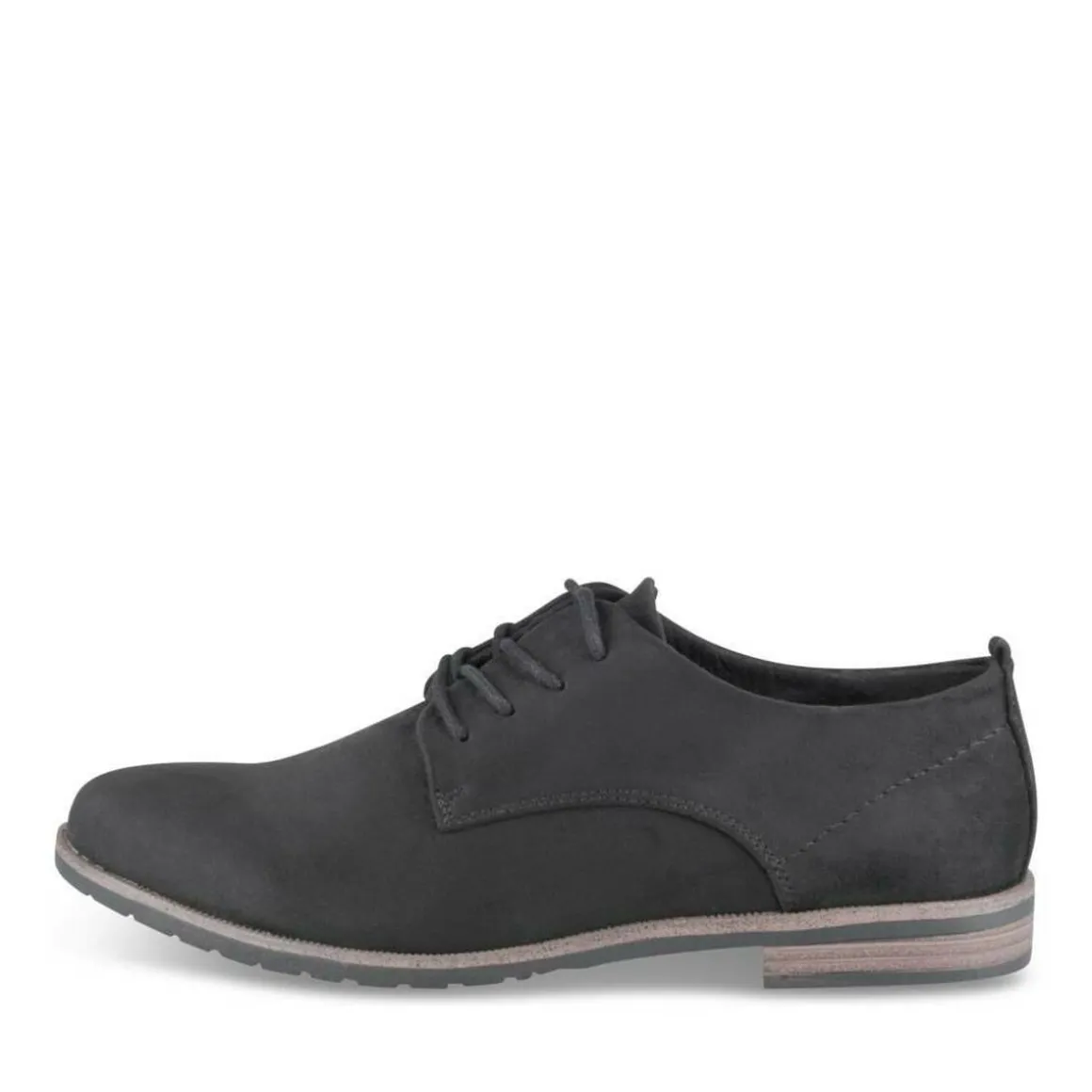 Veterschoenen ZWART
