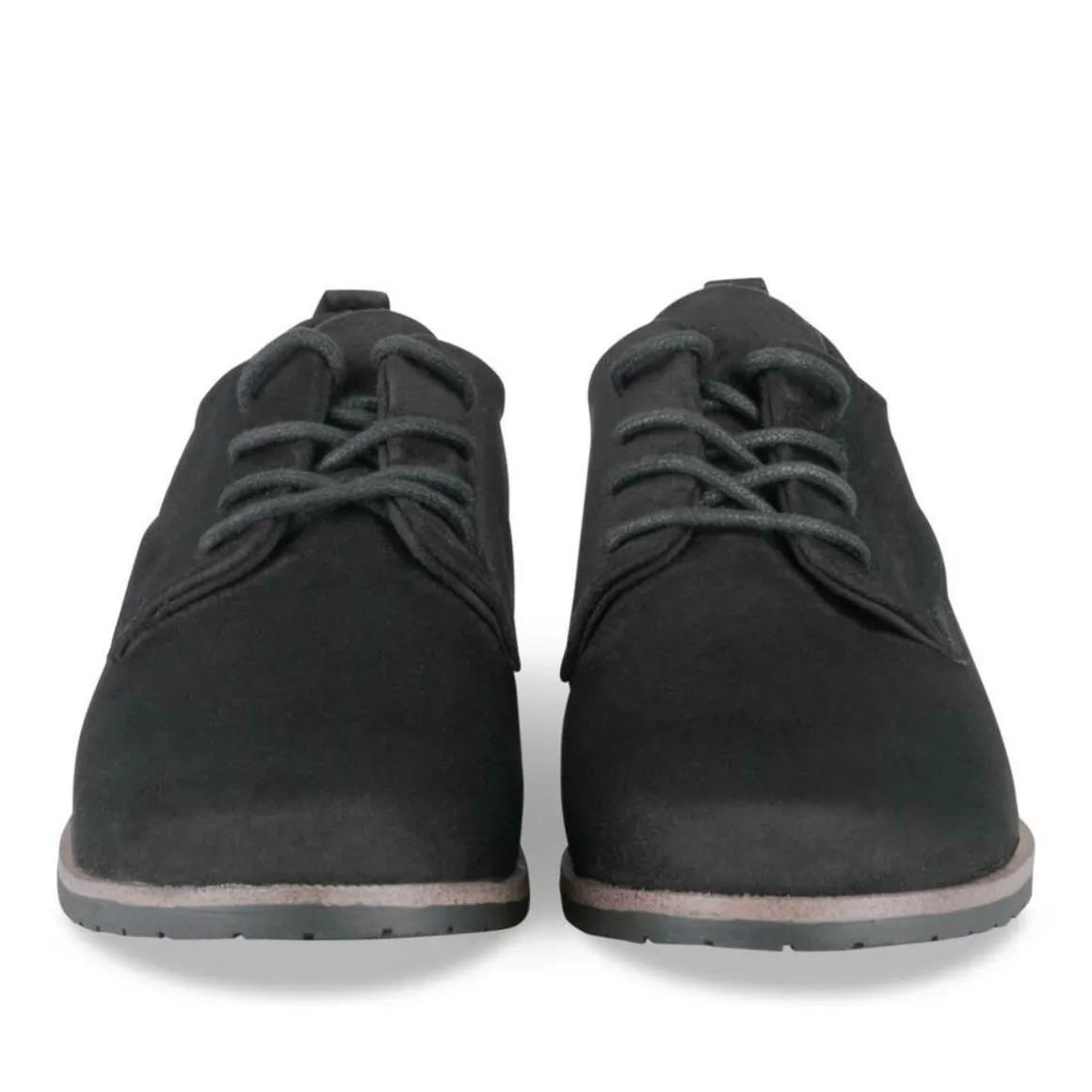 Veterschoenen ZWART