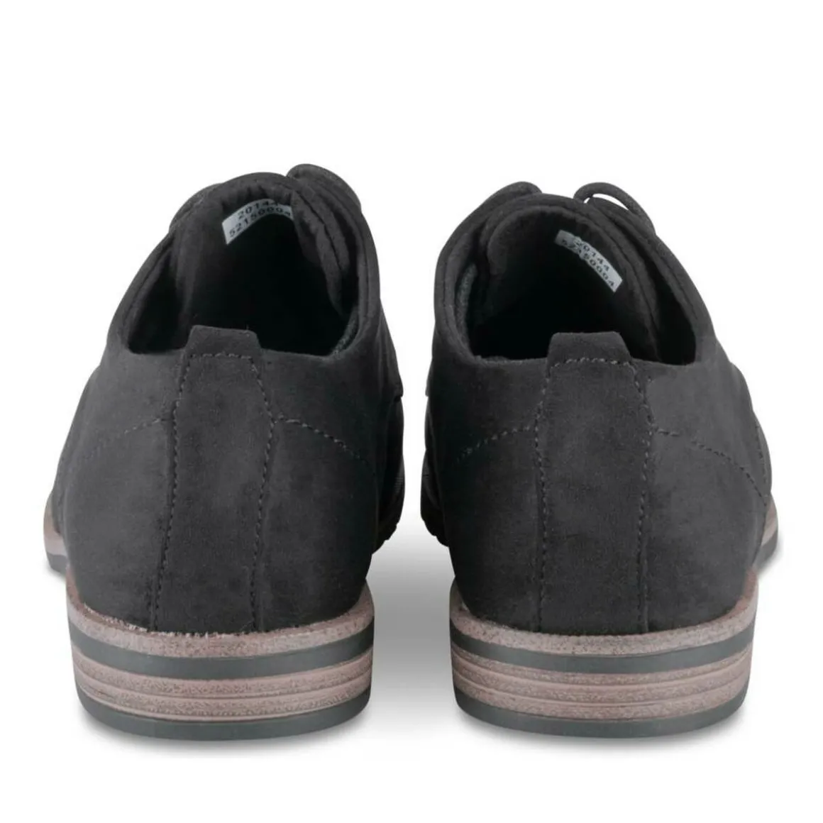 Veterschoenen ZWART