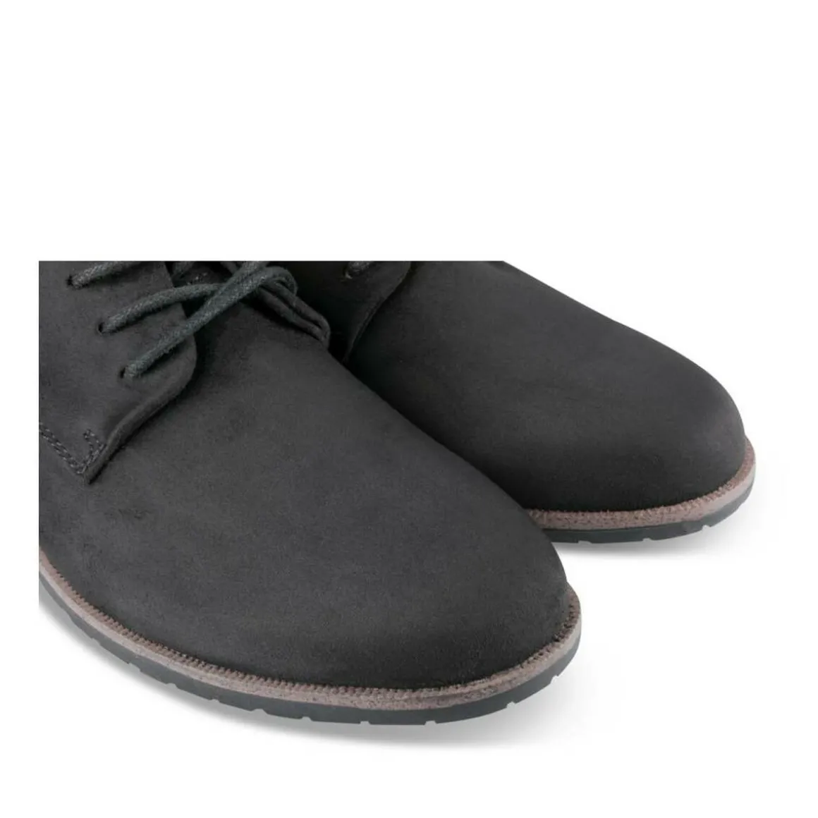 Veterschoenen ZWART