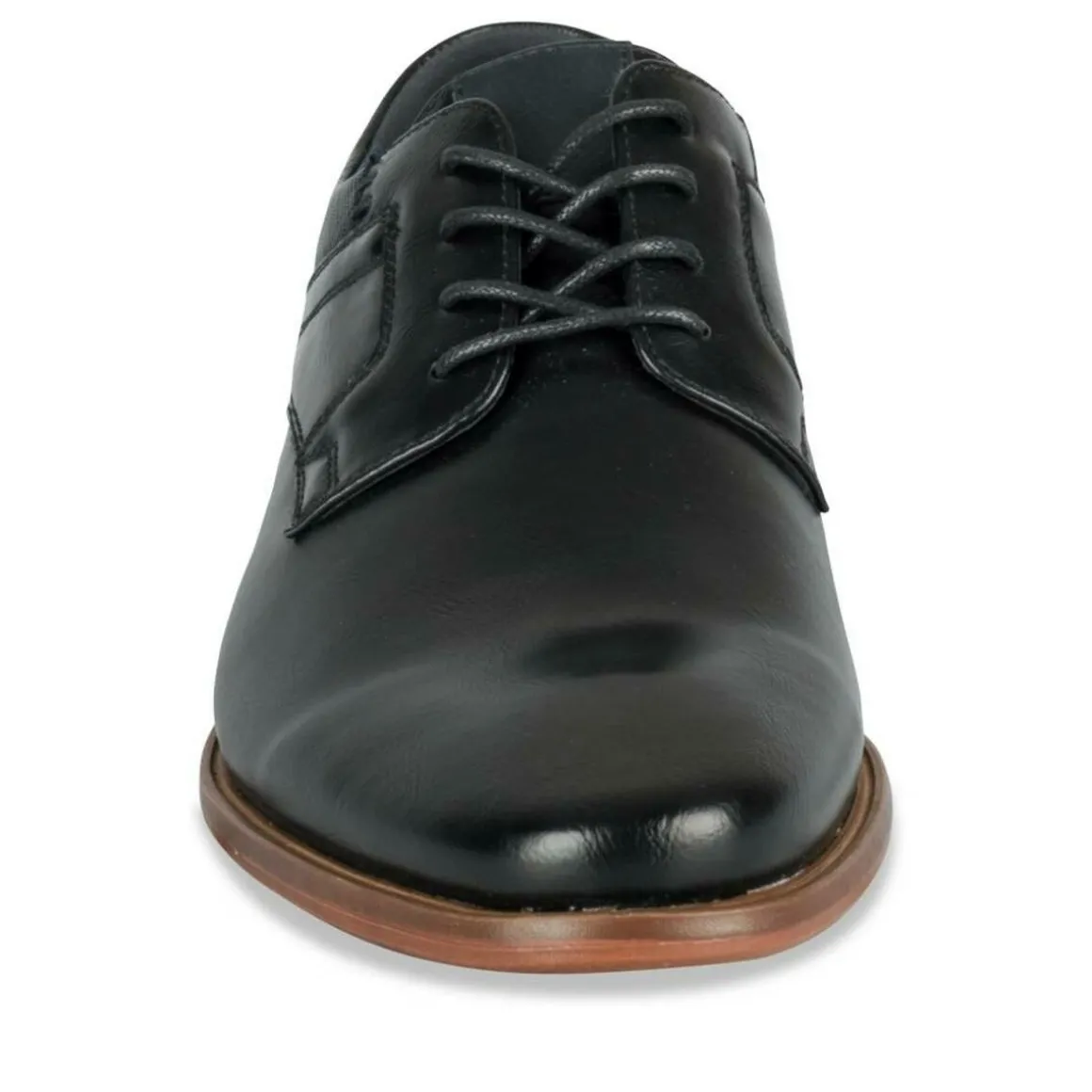 Veterschoenen ZWART