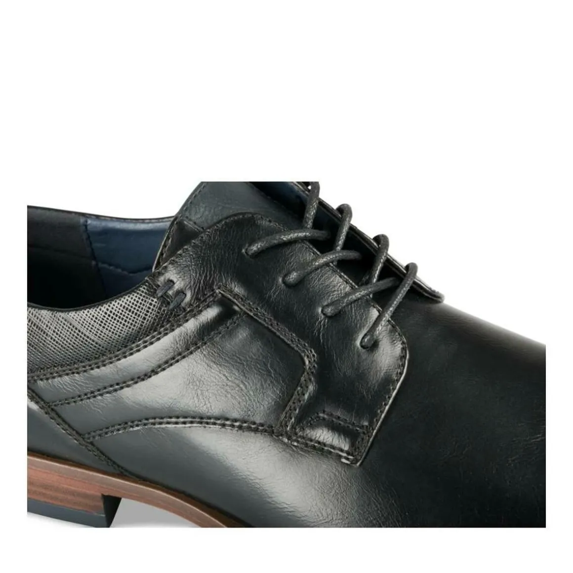 Veterschoenen ZWART