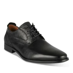 Veterschoenen ZWART