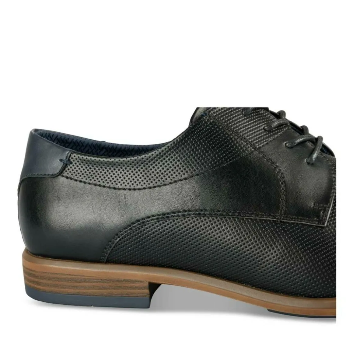 Veterschoenen ZWART