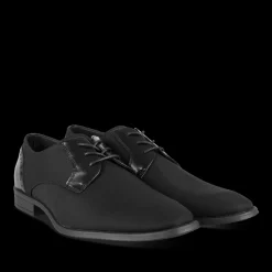 Veterschoenen ZWART