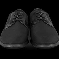 Veterschoenen ZWART