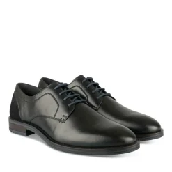Veterschoenen ZWART