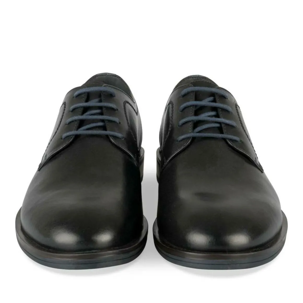 Veterschoenen ZWART