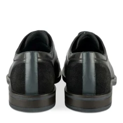 Veterschoenen ZWART