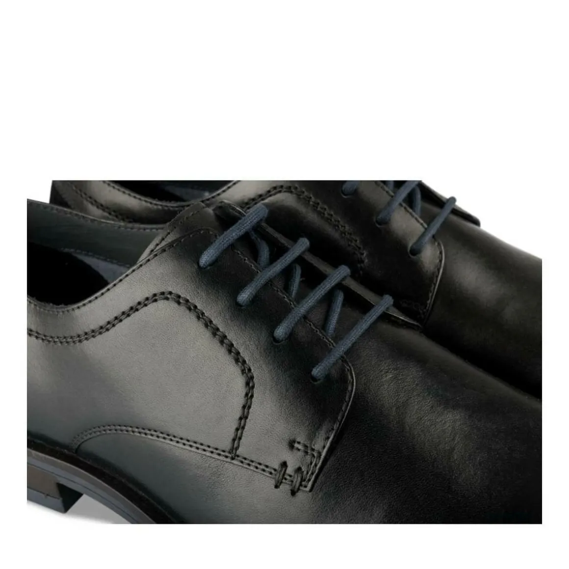 Veterschoenen ZWART