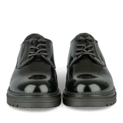 Veterschoenen ZWART