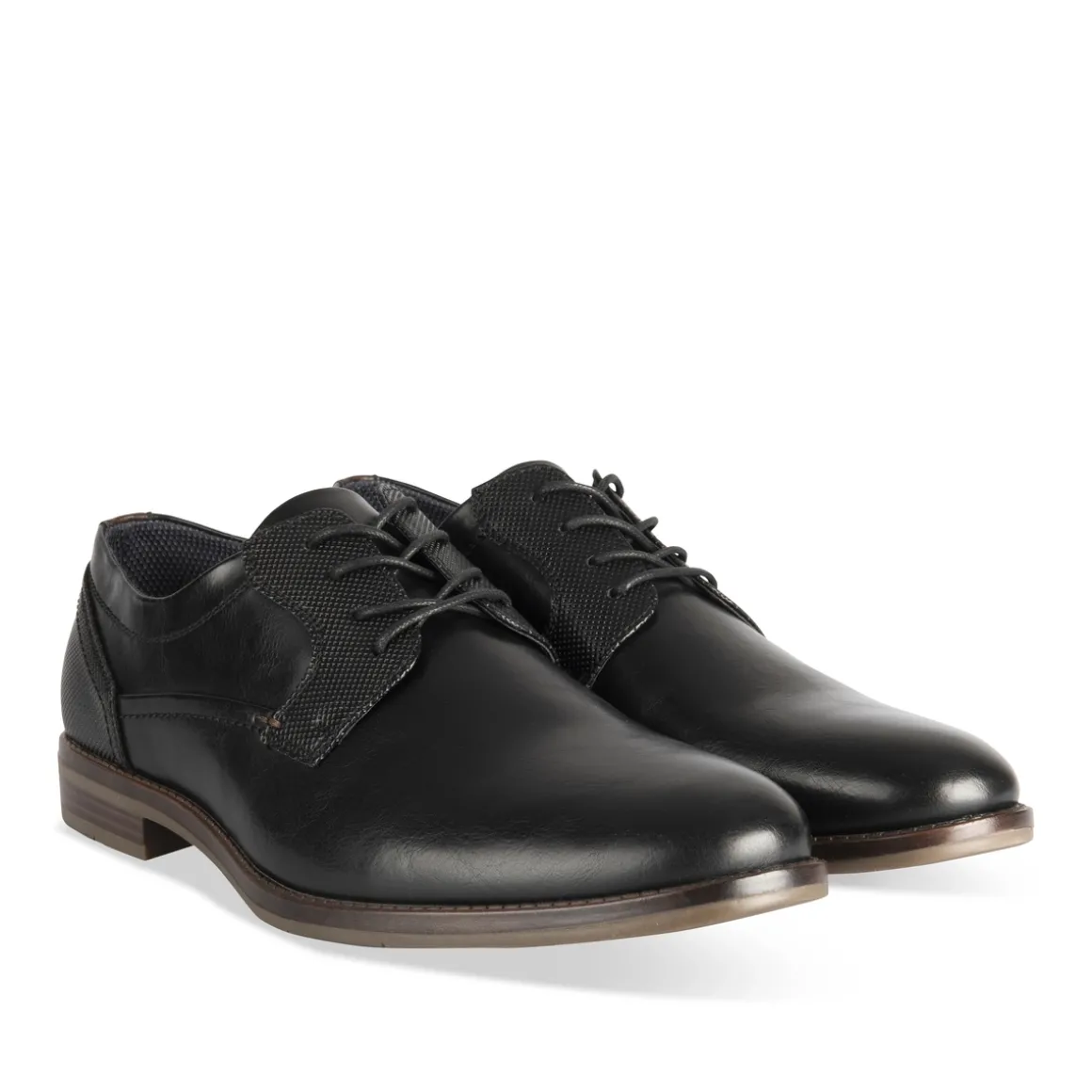 Veterschoenen ZWART