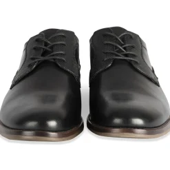 Veterschoenen ZWART