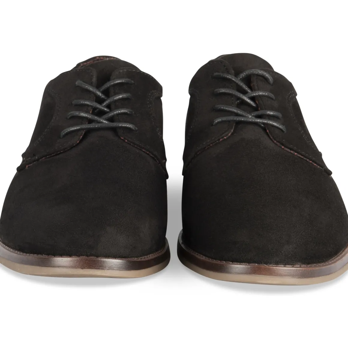 Veterschoenen ZWART