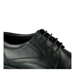 Veterschoenen ZWART