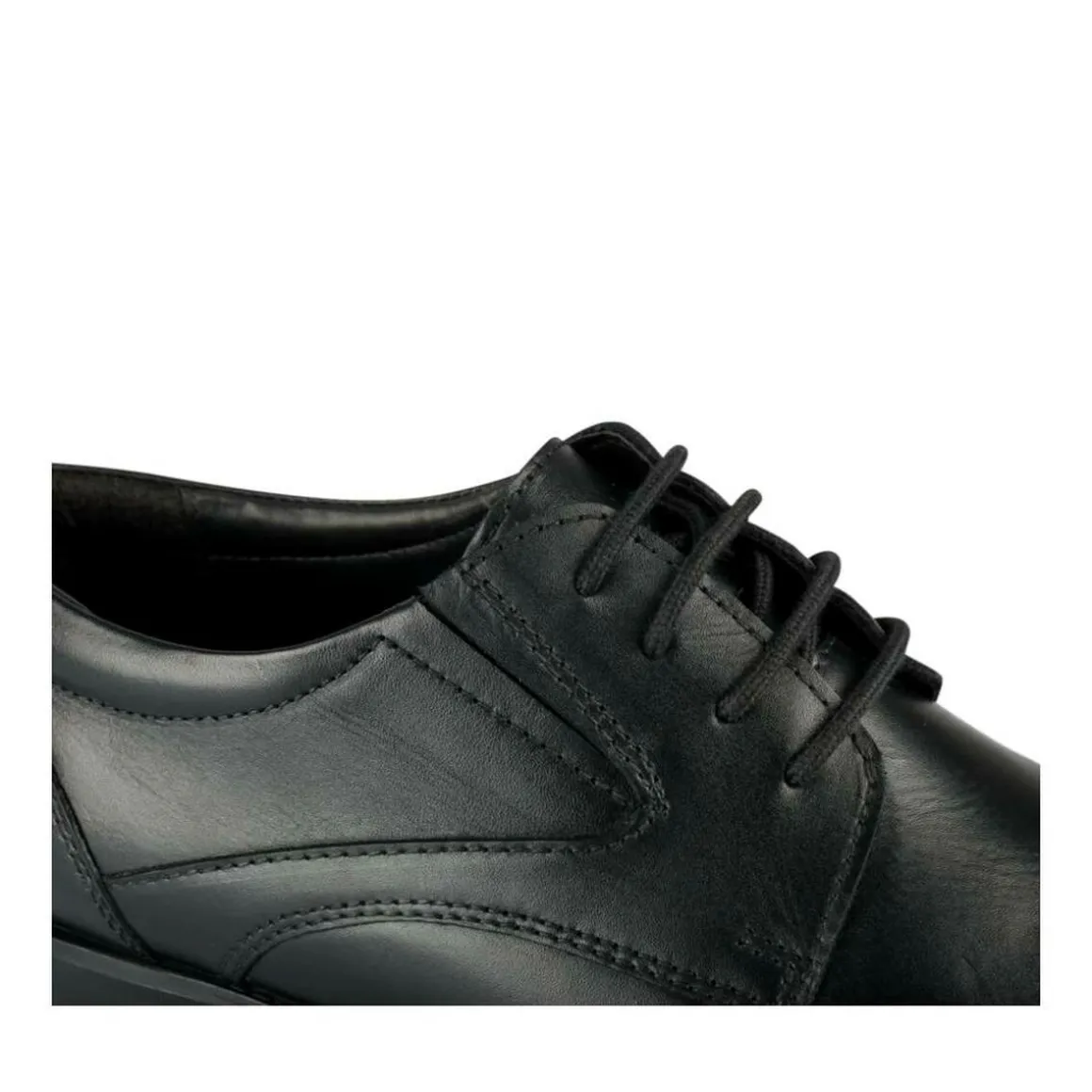 Veterschoenen ZWART