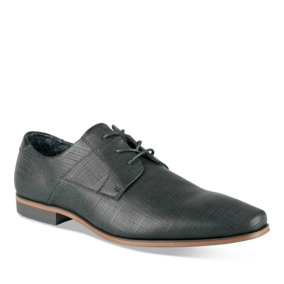 Veterschoenen ZWART