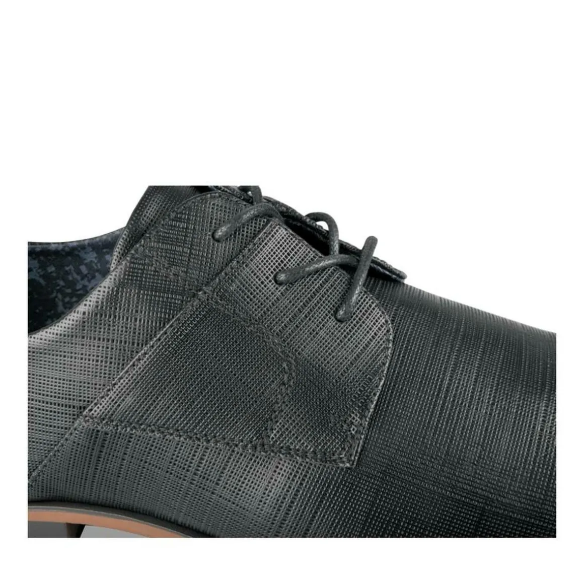Veterschoenen ZWART