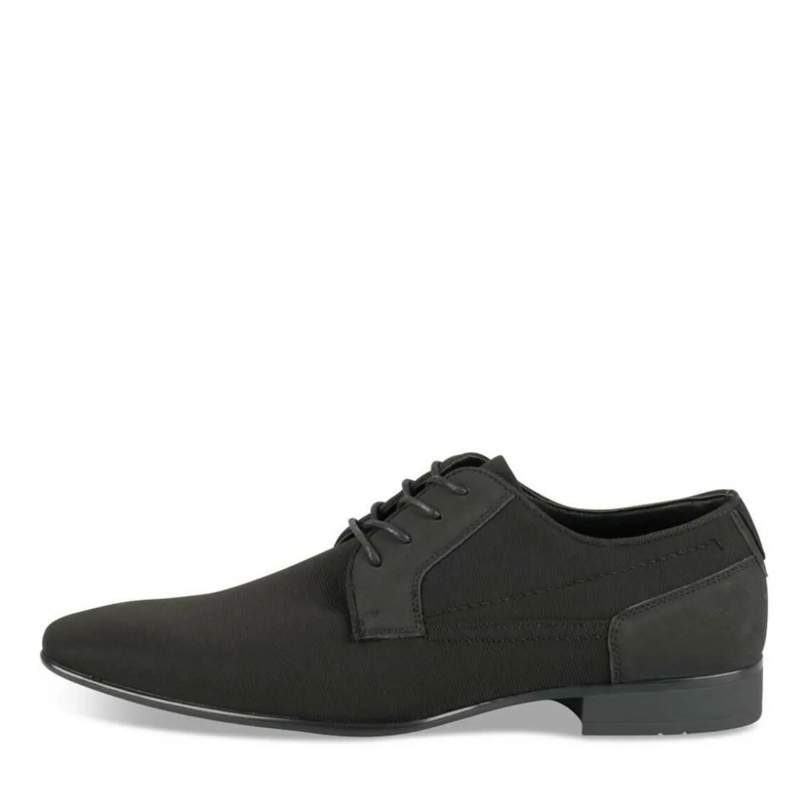 Veterschoenen ZWART