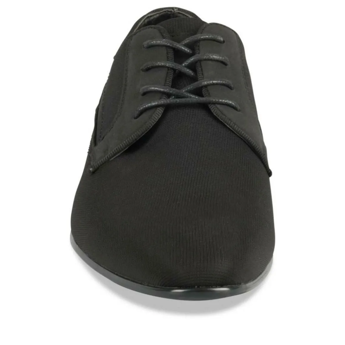 Veterschoenen ZWART