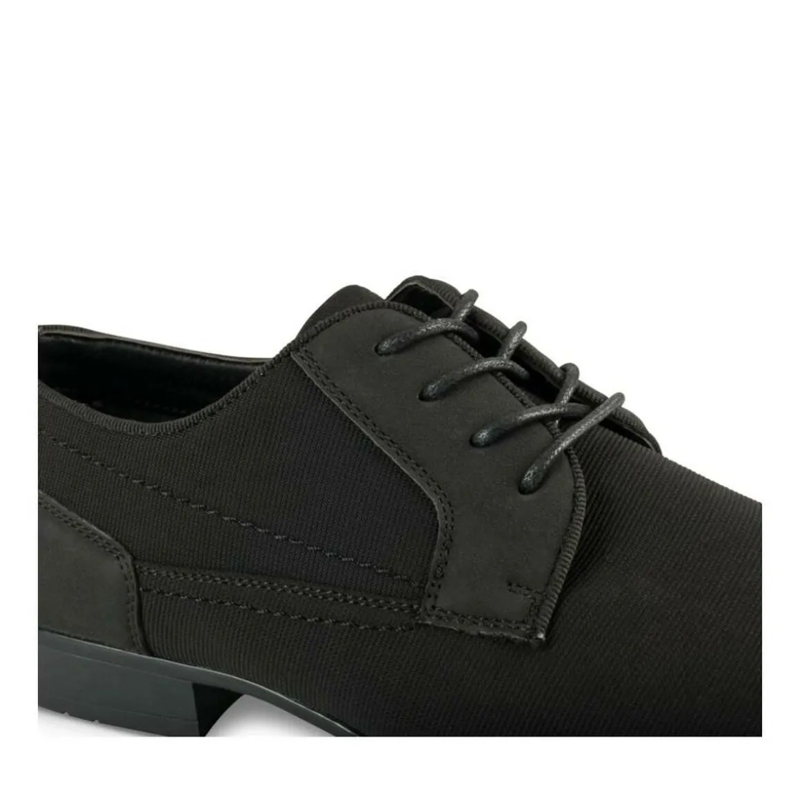 Veterschoenen ZWART