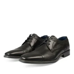 Veterschoenen ZWART B-BLAKE LEER