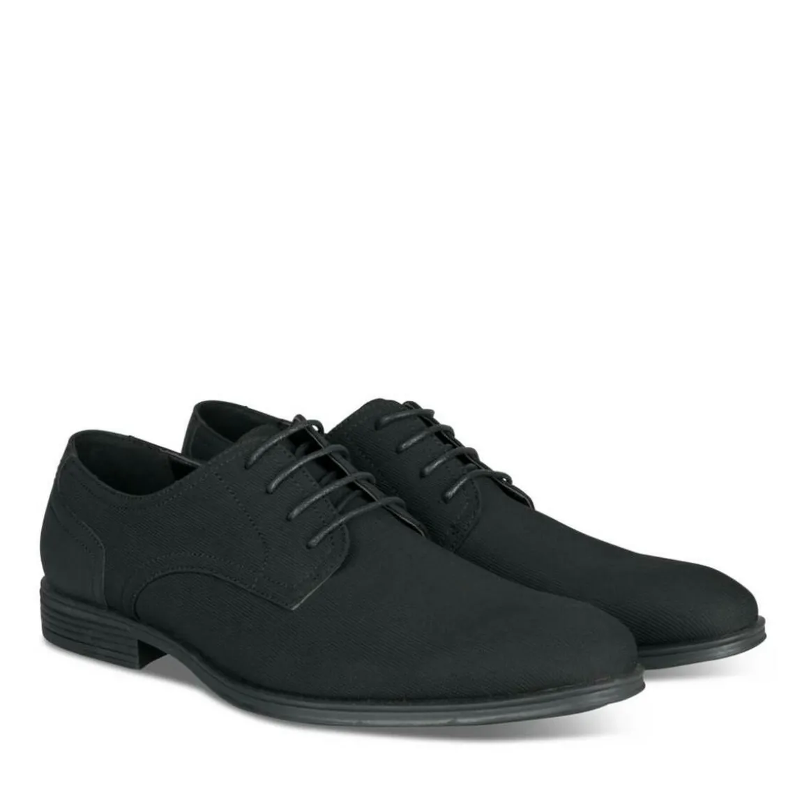 Veterschoenen ZWART DENIM SIDE