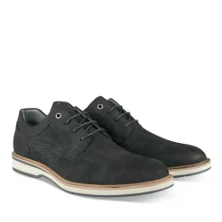 Veterschoenen ZWART DENIM SIDE