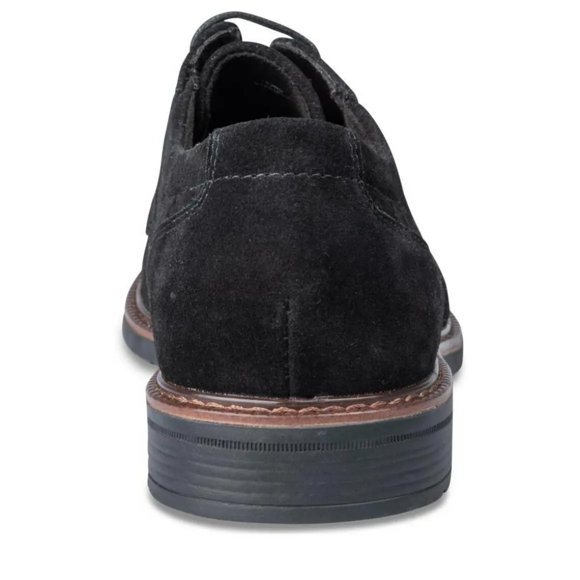 Veterschoenen ZWART DENIM SIDE LEER
