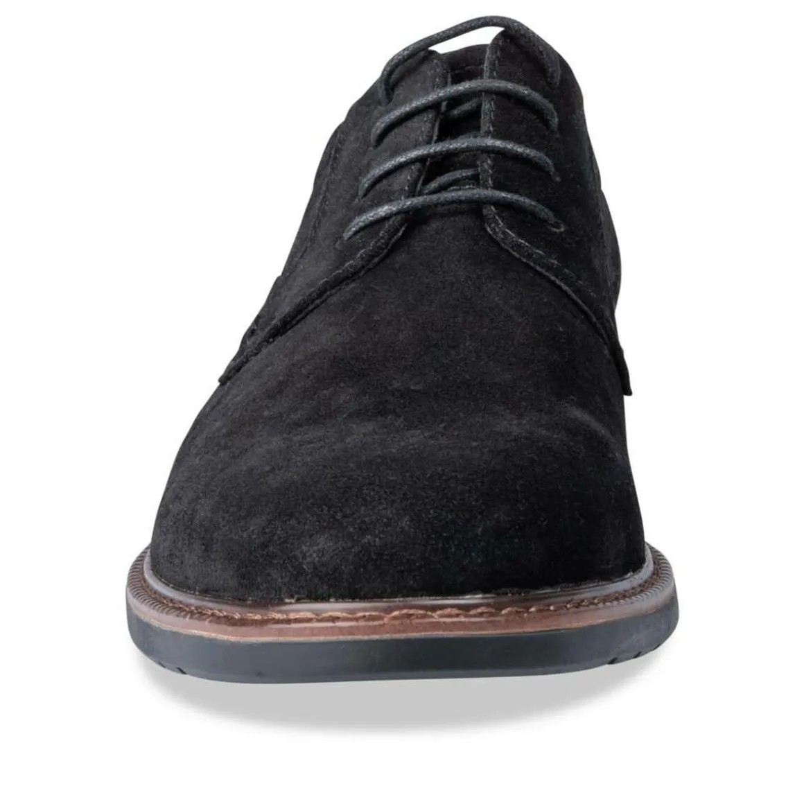 Veterschoenen ZWART DENIM SIDE LEER