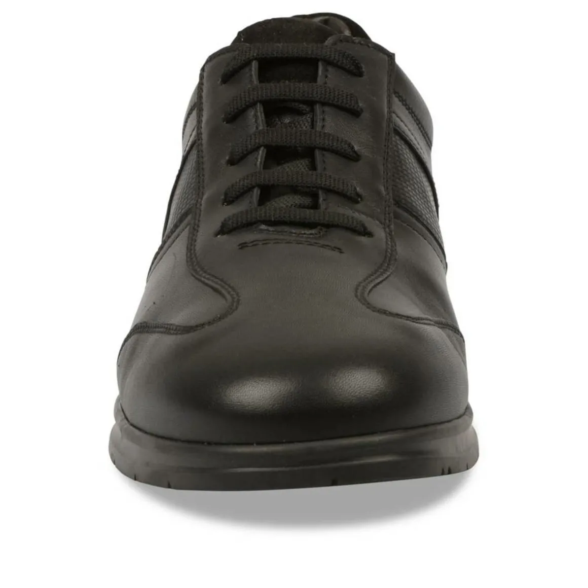 Veterschoenen ZWART NEOSOFT HEREN LEER