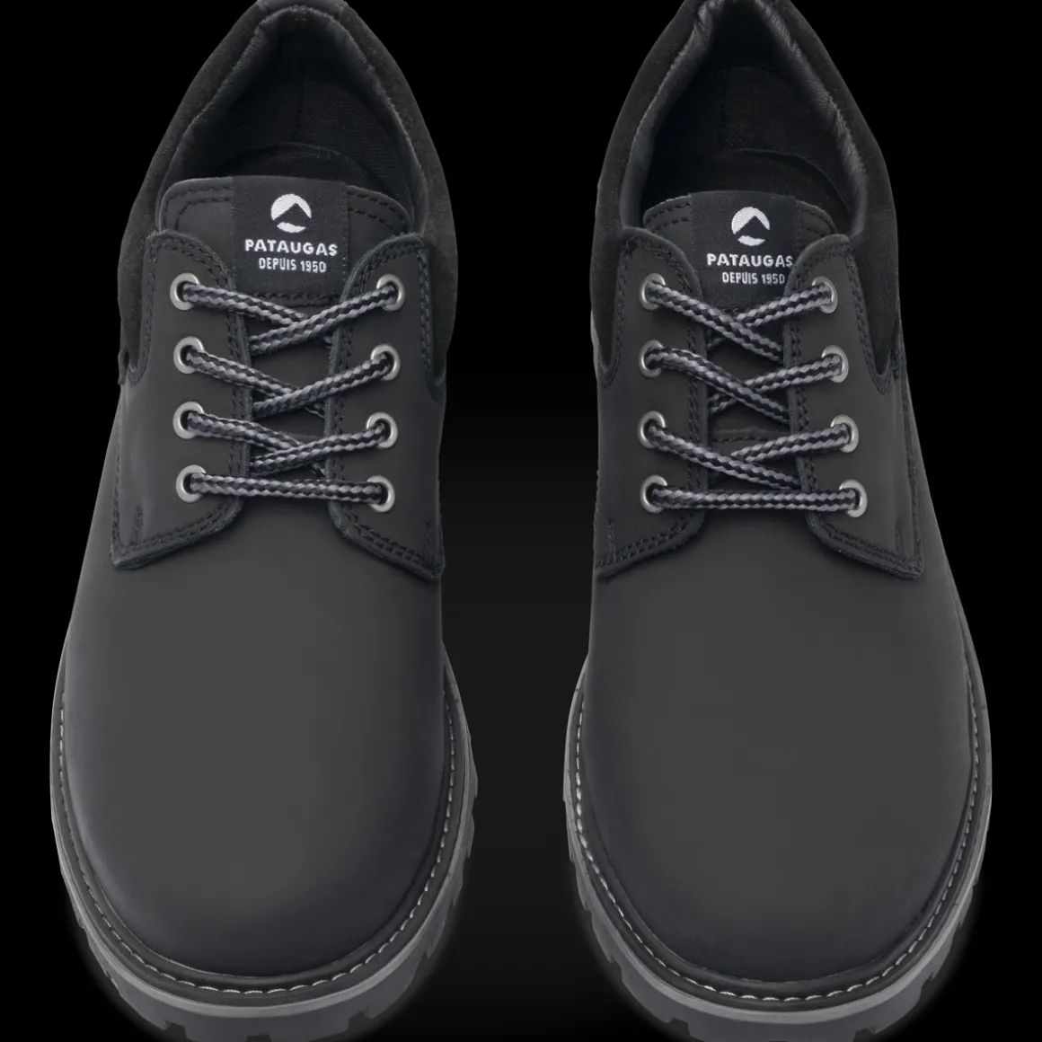 Veterschoenen ZWART PATAUGAS