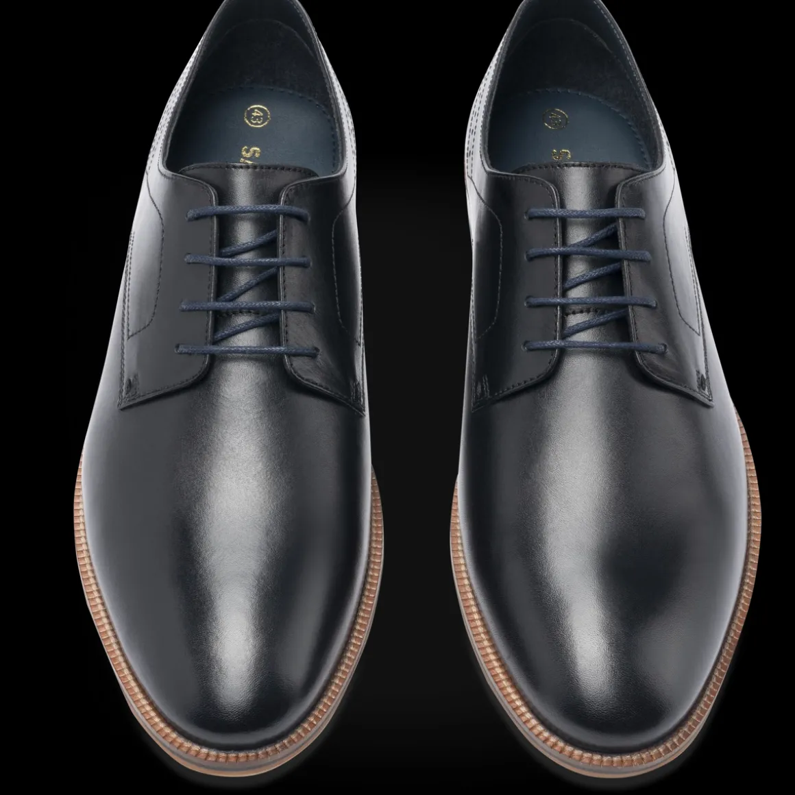 Veterschoenen ZWART SAN MARINA